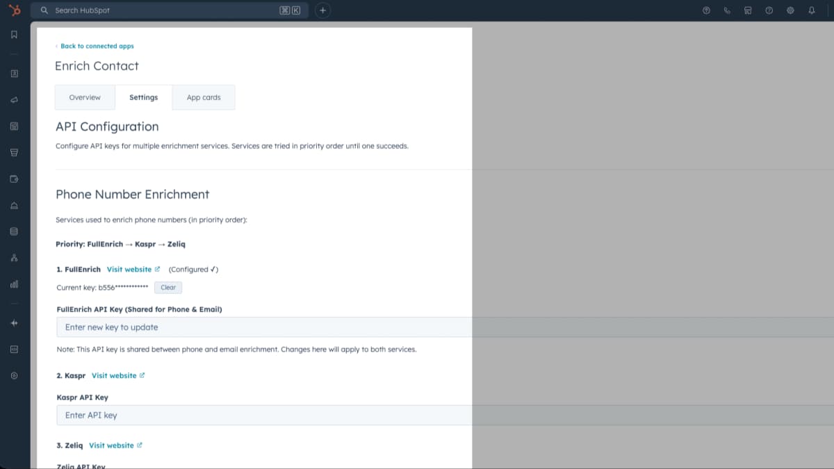 Multi-service cascade & bring your own API keys